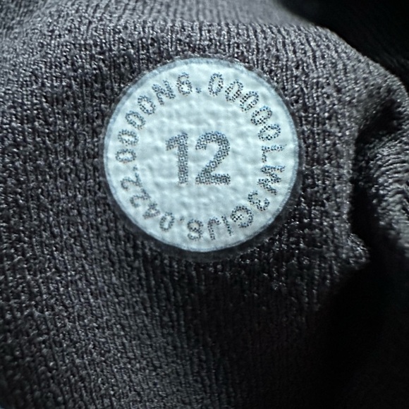 Lululemon Its Rulu Run Cropped Half Zip Size 12 Long Sleeve Shirt Grey - Picture 15 of 16